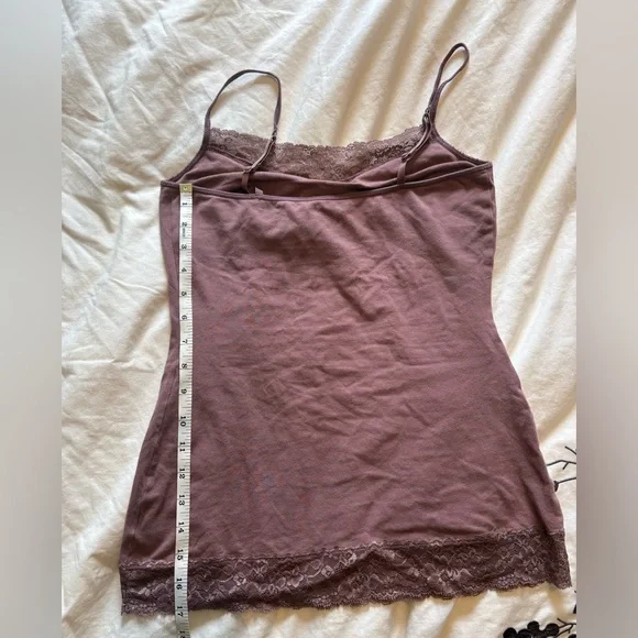 Express Light Purple Best Loved Bra Cami with Lace Trim - Picture 5 of 8